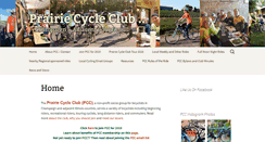 Desktop Screenshot of prairiecycleclub.org