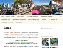 Tablet Screenshot of prairiecycleclub.org